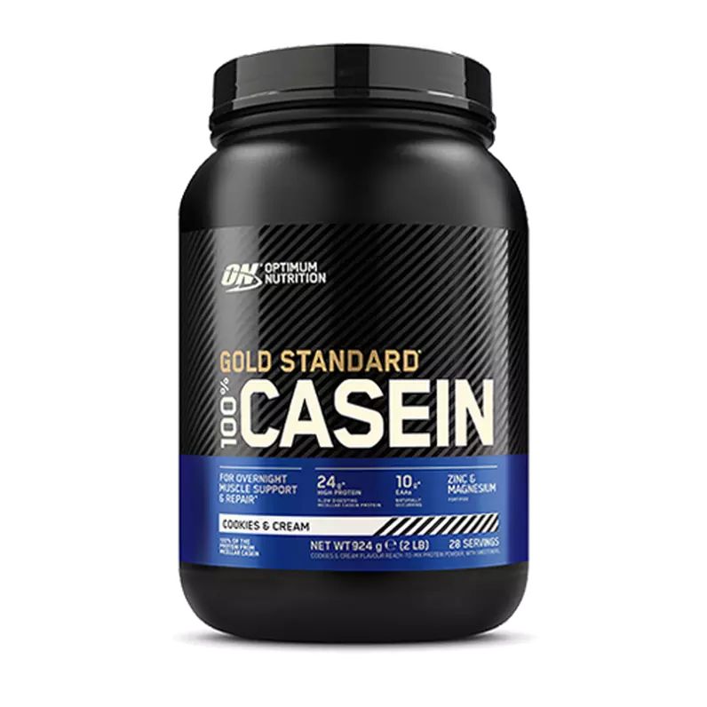 Optimum Nutrition Gold Standard 100% Casein Cookies & Cream – 2 lb (0.9 kg) 28 serv