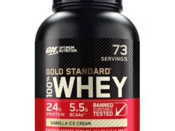 Optimum Nutrition Whey Protein Vanilla Ice Cream – 5 lb (2.3 kg) 73 serv