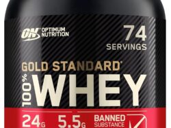 Optimum Nutrition Whey Protein Double Rich Chocolate – 5 lb (2.3 kg) 74 serv