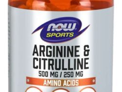 Now Sports Arginine&Citrulline-120Serv.-120Tabs.