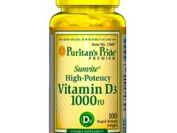 Puritan's Pride Vitamin D3 1000iu-100Serv.-100Softgels