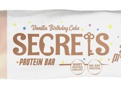 Organic Nation Secrets Protein Bar-1Serv.-70G-Vanilla Birthday Cake