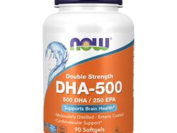 Now Foods Double Strength DHA-500 90Serv.-90Softgels