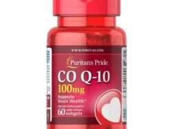 Puritan's Pride Co-Q10 100Mg-60Serv.-60Rapid Release Softgels.