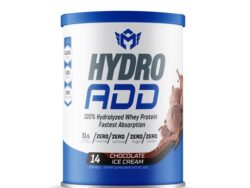 Muscle Add Hydro Add 100%Hydrolyzed Whey Protein Fastest Absorption-14Serv.-252G.-Chocolate Ice Cream