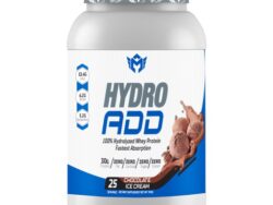 Muscle Add Hydro Add 100%Hydrolyzed Whey Protein Fastest Absorption-25Serv.-900G.-Chocolate Ice Cream