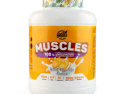 Marvelous Nutrition Muscles 100%Whey Protein Concentrate-67Serv.-2KG.-White Chocolate Cookies