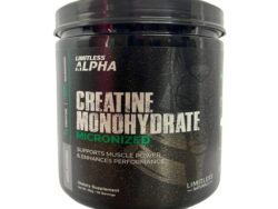 Limitless Alpha Creatine Monohydrate Micronized-90Serv.-450G.-Unflavored