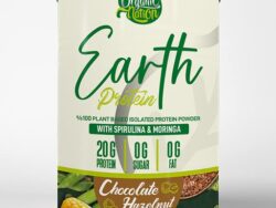 Organic Nation Earth Protein-10Serv.-350G.-Chocolate Hazelnut