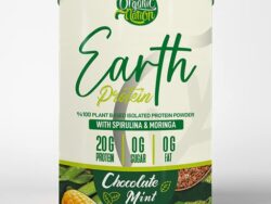 Organic Nation Earth Protein-10Serv.-350G.-Chocolate Mint