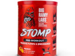 Big Ramy Labs Red Rex Stomp Pre-Workout Massive Pumps & Endurance-26Serv.-455G.-Mango