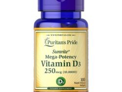 Puritan's Pride Vitamin D3 10000-100Serv.-100Softgels