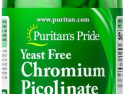 Puritan's Pride Chromium Picolinate 200m-100Serv.-100Tabs.