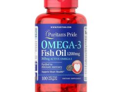 Puritan's Pride Omega-3 Fish Oil-1200Mg-100Serv.-100Soft Gels