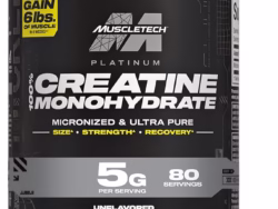 Muscletech platinum creatine 80 servings 5g creatine UNFLAVORED 14.11 OZ (400G)